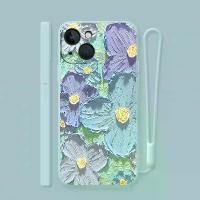ราคา for Apple iPhone 16 15 Pro Max Plus 14 13 12 11 Pro Max Plus mini XR XS MAX 7 8 6 6s Plus 5 5s Painting Purple Flower Phone Cases Soft TPU Protective Cover & Strap (1731068570294127024)