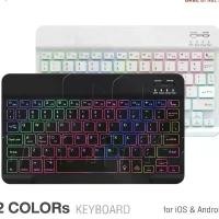 ราคา แป้นพิมพ์ไฟ RGB ไร้สาย แป้นพิมพ์บลูทูธ ชาร์จได้ สำหรับ iPhone iPAD Android Windows มือถือ แท็บเล็ต โน้ตบุ๊ค (1732057934299563110)