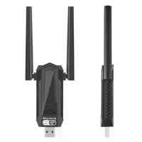 ราคา อะแดปเตอร์ WiFi USB, 1300Mbps, Dual Band 2.4/5Ghz, สำหรับเดสก์ท็อป, เข้ากันได้กับ Windows XP/Vista/11/10 (1730776493158926816)