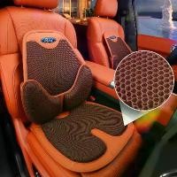 ราคา ใช้ได้กับ Ford Focus Mondeo Ranger Everest Ecosport Cougar Transit Elite Windows star ฯลฯ ใหม่ ตาข่ายระบายอากาศตามหลักสรีรศาสตร์ เบาะรองนั่งในรถระบายอากาศ หมอนเอว Car รถยนต์ รถจักร (172969655106984605