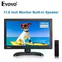 ราคา จอภาพทีวี PC, Eyoyo, 12 นิ้ว, หน้าจอ LCD, HD 1366X768, พร้อม HDMI, BNC, VGA, AV, USB, เหมาะสำหรับ Raspberry Pi, คอมพิวเตอร์, การตรวจสอบความปลอดภัยของกล้องวงจรปิด, จอแสดงผล (1732009447462831181)