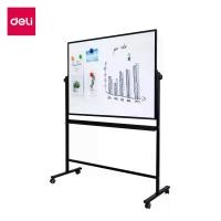 ราคา Deli กระดานไวท์บอร์ด กระดานไวท์บอร์ดขาตั้ง กระดานแม่เหล็ก กระดานล้อเลื่อน มีช่องวางปากกา Mobile Whiteboard (1731883598752942191)
