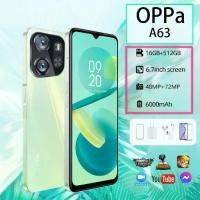 ราคา OPPa A63 สมาร์ทโฟน 6.7นิ้ว 5G เต็มจอ 16GB+1TB รองรับ2ซิม Smartphone 6800mAh มือถือราคาถูก Mobile Android12.0 โทรศัพท์เล่นเกมราคาถูก โทรศัพท์มือถือของนักเรียน (1731967470365148283)