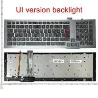 ราคา แป้นพิมพ์เรืองแสงสีดำ ใหม่จากสหรัฐอเมริกา เข้ากันได้กับ Asus G75, G75V, G75VW, G75VX, 0KNB0-9414UI00, พร้อมกรอบ (1731842063581742680)