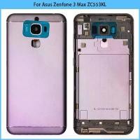 ราคา เคสโฮสหลัง, ZC553KL ใหม่, สำหรับ Asus Zenfone 3 Max ZC553KL, ฝาหลังแบตเตอรี่โลหะ, พร้อมเลนส์กล้อง, เปลี่ยนและซ่อม (1731615172548068454)