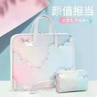 ราคา กระเป๋าใส่คอมพิวเตอร์ ดีไซน์ Satchel เหมาะสำหรับโน๊ตบุ๊คขนาด 14 นิ้วและ 15.6 นิ้ว เช่น Huawei Matebook15.6 นิ้ว แอปเปิ้ล MacBook Pro16 และ Lenovo Xiaoxin Air13 ของ Dell ASUS และ HP (173068201230627886