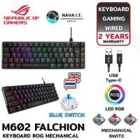 ราคา ASUS M602 FALCHION ACE NX BLUE BLACK THA/ENG KEYBOARD ROG NX MECHANICAL ABS รับประกัน 2ปี (1730050679237871760)