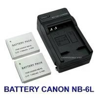 ราคา NB-6L / NB6L Battery and Charger For Canon S120,SX510 HS,SX280 HS,SX500 IS,SX700,D20,S90,D30,ELPH 500,SX270,,SX240,SX520 (1731666142101931648)