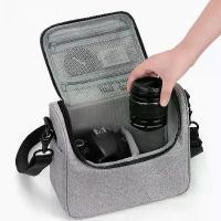 ราคา กระเป๋ากล้อง DSLR, Lasvea, กระเป๋าสะพายไหล่, กันน้ำ, เหมาะสำหรับ Canon และ Nikon, กระเป๋ากล้องแนวทแยง, กระเป๋ากล้องเดี่ยวขนาดเล็ก, กระเป๋าเก็บของแบบพกพา, มีสีดำและสีเทา (1731763457691518387)