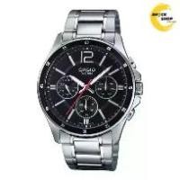 ราคา CASIO นาฬิกาผู้ชาย รุ่น MTP-1374D-1A วัสดุสเตนเลสสตีล สีดำ คาสิโอ (1731273991488112664)