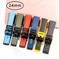 ราคา สายนาฬิกาซิลิโคน 24 มม. สำหรับ Casio GA2000 PRG-600 PRW-6600 PRG-650 สายเรซิ่น สำหรับผู้ชาย กันน้ำ (1730332209067559262)