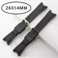 ราคา สายนาฬิกาซิลิโคน 24 มม. สำหรับ Casio GST-W300/GST-S110/S100G/GST-W110/W100G นาฬิกาแบรนด์เนม (1730194900559563102)