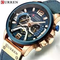 ราคา นาฬิกาผู้ชาย CURREN แฟชั่นอินเทรนด์ มัลติฟังก์ชั่น นาฬิกาสปอร์ต กันน้ำ การเคลื่อนไหวควอทซ์ หรูหราระดับไฮเอนด์ casio amw 870 นาฬิกา rado ของ แท้ premium watch (1731756003654141527)
