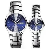 ราคา นาฬิกาเรืองแสง, แฟชั่น, สีเหล็กทังสเตน, กันน้ำ, เหมาะสำหรับนักเรียนและคู่รัก, นาฬิกาควอทซ์ปฏิทิน, สำหรับผู้ชายและผู้หญิง เซ็ต นาฬิกา คู่ casio (1731732096055871063)