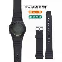ราคา สายซิลิโคน เหมาะสำหรับนาฬิกาดิจิตอล Casio รุ่น AW-49H/AW-49HE, AW-45H-1B และ AW-44H (1731938203280705534)