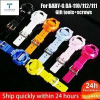 ราคา เคสซิลิโคนด้านและสายรัด, สำหรับ Casio G Shock BABY-G BA 110 112 111, สายกีฬามูลค่าเพิ่ม, สำหรับผู้ชายและผู้หญิง, สายรัดข้อมือแบบปรับได้, มาพร้อมเครื่องมือรวมนาฬิกา (1732082191727298283)