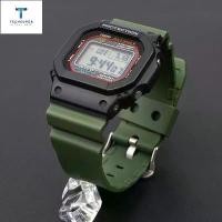 ราคา สายนาฬิกายาง 16mmX26mm สำหรับผู้ชาย สายซิลิโคนเหมาะสำหรับ Casio G-SHOCK DW-5600 GW-M5610 G-5600 GW-B5600 DW-6900 GA-2100 9052series (1732060470318761707)
