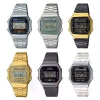 ราคา Casio Standard นาฬิกาข้อมือผู้ชาย/ผู้หญิง สายสแตนเลส รุ่น A168,A168WA,A168WEC,A168WEGC,A168WECM-5,A168WEGB,A168WEGM,A168WEM,A168WEMB,A168WER,A168WERB,A168WERG,A168WG,A168WGG ของแ (1729571098730727479)