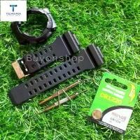 ราคา สายซิลิโคนสำหรับ Casio G-Shock GA100 GA110 GA120 GD100 GD110 GD12 G SHOCK พร้อมชุดกรอบและชุดเครื่องมือและแบตเตอรี่ ขนาดสาย 16 มม. Unisex ใช้ได้กับทุกวัย เปลี่ยนได้ หัวเข็มขัดสีทอ (1731951421305488803)