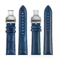 ราคา สายหนังแท้ เข้ากันได้กับ Casio EFR-552D/EFB-670/EFV-540 ECB-900 สีฟ้า สร้อยข้อมือ (1731389293040993568)