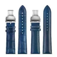 ราคา สายหนังแท้ เข้ากันได้กับ Casio EFR-552D/EFB-670/EFV-540 ECB-900 สีฟ้า สร้อยข้อมือ (1731394237194994976)