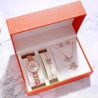 ราคา นาฬิกาผู้หญิง Fasina สไตล์ลำลอง กันน้ำ ดีไซน์หงส์ ชุดห้าชิ้น เหมาะสำหรับผู้หญิง TikTok สไตล์เดียวกัน ดีไซน์เรียบง่าย premium watch นาฬิกา casio แท้ ผู้ หญิง 2025 ล่าสุด นาฬิกา bolun ของ แท้ (173154561