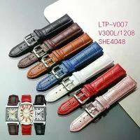 ราคา สายหนังสำหรับนาฬิกาผู้หญิง Casio LTP-V007L MTP-1303 1375 LTP-V007L-7E1/1208/LTH-1060/4048 นาฬิกา (1731413943376185438)