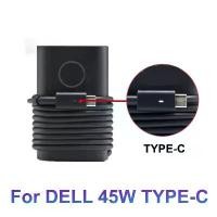 ราคา อะแดปเตอร์ชาร์จแล็ปท็อป USB-C Type-C 45W, กำลังไฟ 20V 2.25A, AC, สำหรับ DELL XPS12, XPS13, 9360, 9365, 9333, 9380, 7390, 2in1 Inspiron14, 7437 (1732303348918093942)