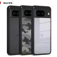 ราคา IBMRS [การออกแบบทางทหาร] สำหรับเคส Google Pixel 8 ลายพรางแข็งด้านหลังหน้าที่กันกระแทกฝาครอบป้องกันขั้นสูง - ลายพรางสีดำ (1729680405116717565)