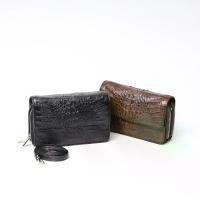 ราคา LACRO : D8221(H)กระเป๋าถือ กระเป๋าคลัช กระเป๋าสะพายหนังจระเข้แท้ (1732290886522014685)