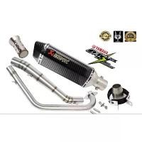 ราคา สไตล์การระเบิด คอท่อ Yamaha M-slaz Mslaz พร้อมปลายท่อ Ak เคฟล่า ฟรีแคทลดเสียง (1731991133757670500)