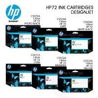 ราคา HP 72 ตลับหมึกอิงค์เจ็ทของแท้ (130 ml.)กดเลือกสีได้เลย ของใหม่ (1729722973429598954)