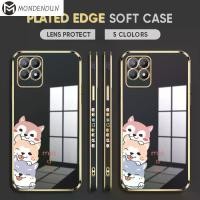 ราคา เคสโทรศัพท์ HP สำหรับ Realme GT2 Pro เคส Realme C25 Realme C25S Realme C12 Realme 8i เคส (สายคล้องฟรี) สุนัขการ์ตูนน่ารัก เคสลายขอบสี่เหลี่ยม (1729610395135478718)