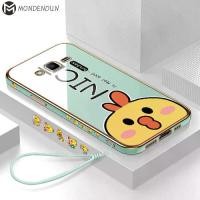 ราคา DHB003 เคสโทรศัพท์ เคส hp สำหรับ Samsung Galaxy J2 Prime J4 Prime J6 Prime J7 Prime (สายคล้องฟรี) เคสลายไก่การ์ตูนน่ารัก เคสโทรศัพท์ชุบ เคสโทรศัพท์แบบนิ่มชุบหรูหรา (1729611851584474046)
