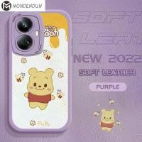 ราคา เคสโทรศัพท์ hp สำหรับ OPPO A78 5G Realme10 realme 10 4G realme 10 Pro 5G REALME 10 Pro + 5G เคสหนัง PU แบบบาง ความรู้สึกผิว การ์ตูนหมีพูห์ เคสหลังซิลิโคนนิ่ม (1729616687907244990)