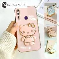ราคา เคสสำหรับ Huawei Y7 Pro 2019 Y7A 2020 Y6 Pro 2019 Y6P 2020 เคสพร้อมขาตั้ง Hello Kitty เคสโทรศัพท์ทรงสี่เหลี่ยมสีทึบแฟชั่น ฝาหลังสำหรับเด็กผู้หญิง (1729606108984544190)