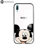 ราคา เคสสำหรับ Huawei Y7 PRO 2019 Y7 PRO 2019/Enjoy 9 ลายมิกกี้ ฝาหลังกระจกนิรภัยแบบแข็ง เคสป้องกันไฮบริดกันกระแทก (1729668019592203198)