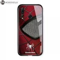 ราคา BLH138 เคสสำหรับ Huawei Y9 Prime 2019 เคสซูเปอร์ฮีโร่ Marvel The Avengers กัปตันอเมริกา ไอรอนแมน สไปเดอร์แมน เคสหลังกระจกนิรภัย เคสโทรศัพท์มือถือ (1729605940517636741)