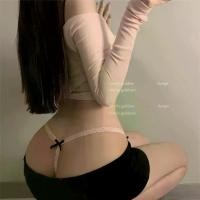 ราคา กางเกงชั้นในลายทางเอวบาง, LG Temptation, วันที่ชาญฉลาดพร้อมขอบลูกไม้, ดีไซน์โบว์เซ็กซี่, เอวต่ำ, สำหรับผู้หญิง, กางเกงชั้นใน (1732019365682906353)