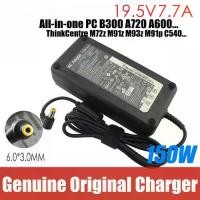 ราคา อะแดปเตอร์ AC, ต้นฉบับ, 150W, 19.5V, 7.7A, สำหรับ Lenovo ThinkCentre M72z, M91z, M93z, M91p, C540, แหล่งจ่ายไฟคอมพิวเตอร์แบบ All-in-One, B300, A720, A600 (1732328836976969846)