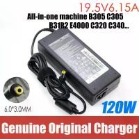 ราคา อะแดปเตอร์ AC, ต้นฉบับ, 19.5V 6.15A, 120W, 6.3 * 3.0 มม., สำหรับ Lenovo All-in-one machine B305 C305 B31R2 E4000 C320 C340, หมายเลขชิ้นส่วน 41A9734 และ 41A9732 (1732329058468202614)