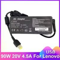 ราคา อะแดปเตอร์ชาร์จแล็ปท็อป, หมุด USB, 20V 4.5A 90W, สำหรับ Lenovo ThinkPad X1 Ultrabook, B40, G50, M4400, M4450, Z50, Z505, G400s, G405s, Essential (1731193363784303734)