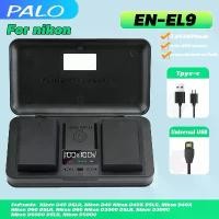 ราคา [COD] PALO EN-EL9 เครื่องชาร์จแบตเตอรี่ / LCD แบบ Dual Slot การมีส่วนร่วม D40-DSLR/D40/D40-D40-DSLR/D40 D60 DSLR / D60 / D3000 DSLR / D5000 DSLR / Nikon D5000 (1731756034583464852)