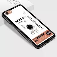 ราคา เคสกระจกนิรภัยสำหรับ OPPO A83 เคสโทรศัพท์ป้องกันด้านหลัง กันกระแทก นักบินอวกาศ (1729666802803706814)