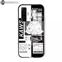 ราคา เคสโทรศัพท์สำหรับ VIVO X50 VIVO X51 5G/VIVO X50 Pro เคสกระจกนิรภัยเคลือบเงา เคสกันกระแทก (1729665009266887614)