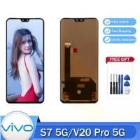 ราคา หน้าจอ LCD, ของแท้, ขนาด 6.44 นิ้ว, สำหรับ Vivo, ชุดประกอบ Digitizer ขนาด 5G, เหมาะสำหรับ Vivo V20 Pro 5G, พร้อมเครื่องมือ (1731479865857312689)