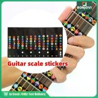 ราคา สติกเกอร์คอร์ดกีตาร์ไฟฟ้า fretboard guitar sticker สำหรับผู้เริ่มต้น สติ๊กเกอร์โน๊ตสเกลกีตาร์ (1731501627468580147)