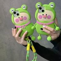 ราคา เคสโทรศัพท์ลายการ์ตูนน่ารัก กบ หมู แอปเปิ้ล 14pro 13promax สำหรับ Iphone12/11 สเตอริโอ (1730070442171598890)