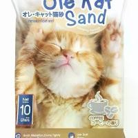 ราคา [แถมขนมแมวเลีย1ซอง]ทรายแมว​Ole kat[ขนาด​ 10 ลิตร​ กลิ่น​ แอปเปิ้ล​ กาแฟ​ เลมอน (1731954331078199060)