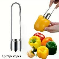 ราคา เครื่องมือ Corer ผักและผลไม้สแตนเลส 1/2/3 ชิ้น อุปกรณ์ครัวที่มีประสิทธิภาพ เหมาะสำหรับแตงกวา พริกหยวก แอปเปิ้ล มะเขือเทศ แจแปนิสโอเล่ ทนทาน ใช้งานง่าย เครื่องมือทำอาหารที่บ้าน ดี (1731935124218807934)